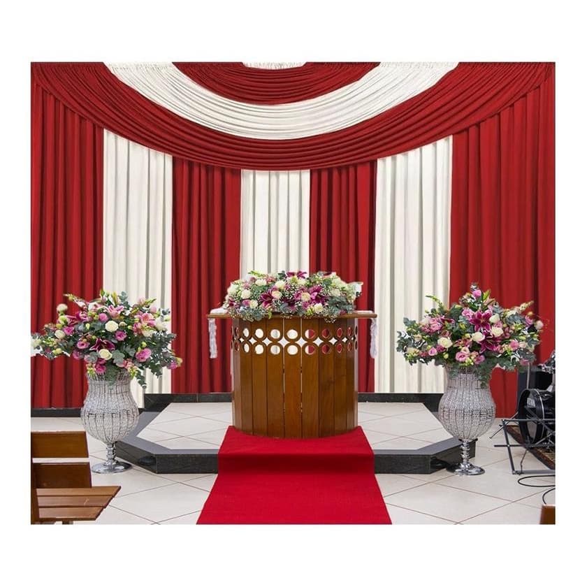 Cortina Grande Para Eventos Igrejas Sala 5 Mts 5 00 X 2 80 Vai ate o Chao