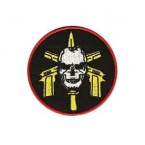 Patch Bordado Com Fecho De Contato Tropa De Elite Caveira