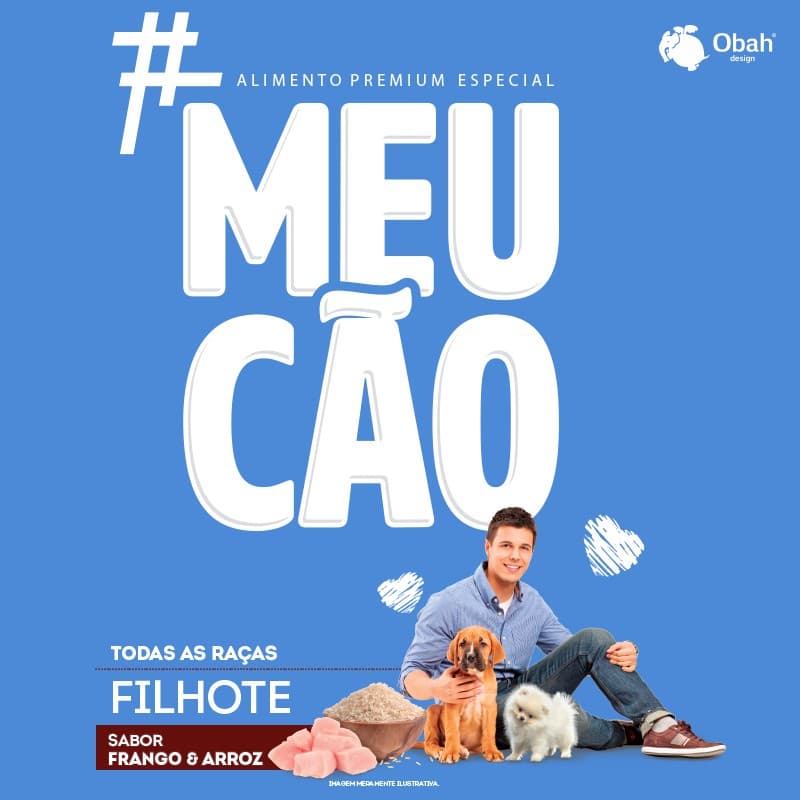 Ração Meu Cão Filhote Frango e Arroz 10kg  ( Ração Premium )
