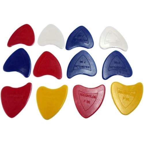 Kit Com 12 Palheta Rouxinol Nylon  Mm Mista