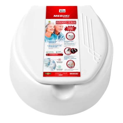 Assento Sanitário Elevado 13,5 com tampa MEBUKI