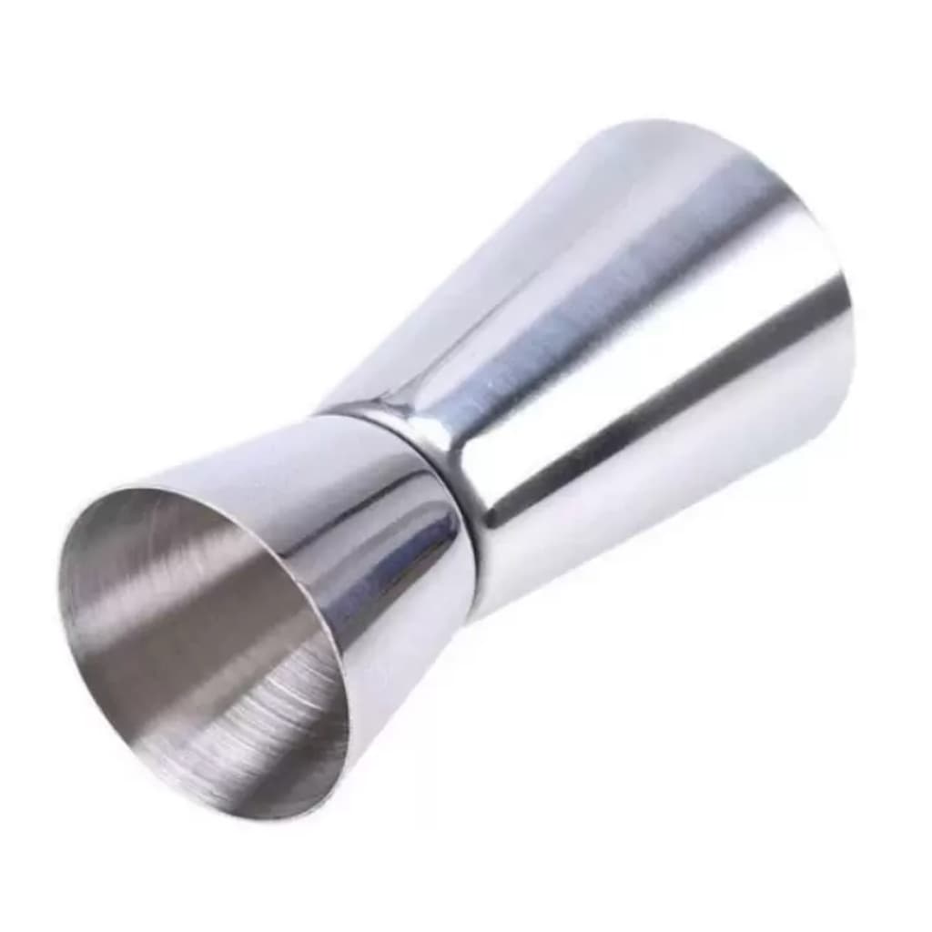 Dosador Duplo De Bebidas Medidor 25ml/50ml Aço Inox