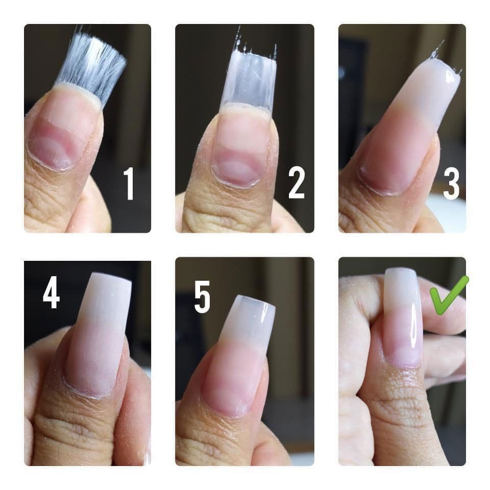 Fibras ANGEL fibra de vidro para alongamento de unhas fibras