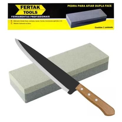 Pedra de amolar facas tesouras
