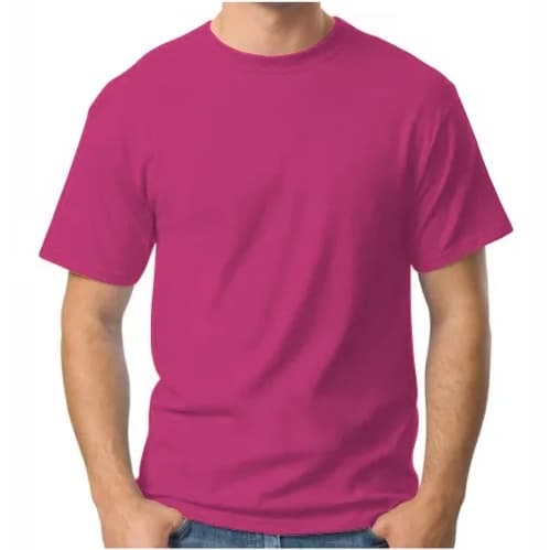 Camiseta Rosa Camisa Masculina Básica Rosa Pink Barbie 100% Algodão 30.1 Premium