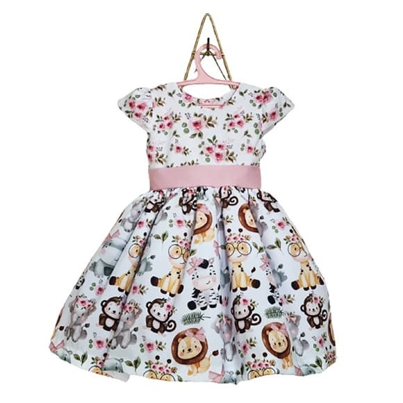 Vestido Luxo Safari Infantil