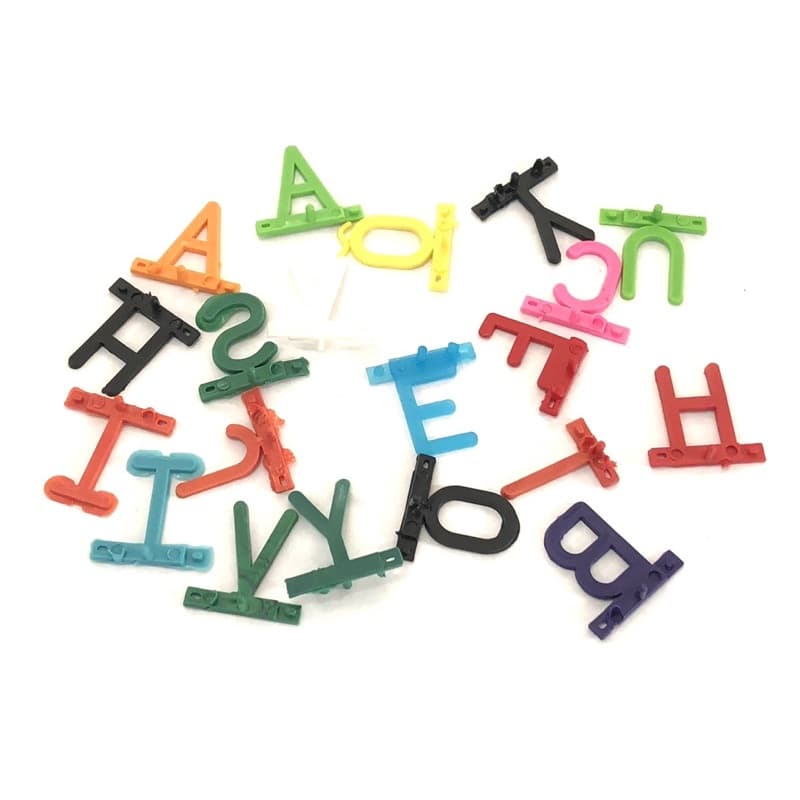 Alfabeto Letras 20 Pecas Brinquedo Educativo Didático Infantil