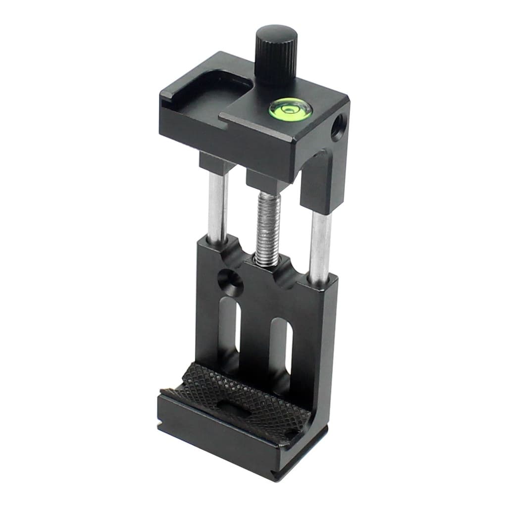 Suporte Clip Celular Aluminio 1/4 Engate Tripe Sapata / Preto
