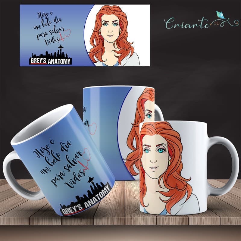 Caneca Porcelana  Grey's Anatomy #30