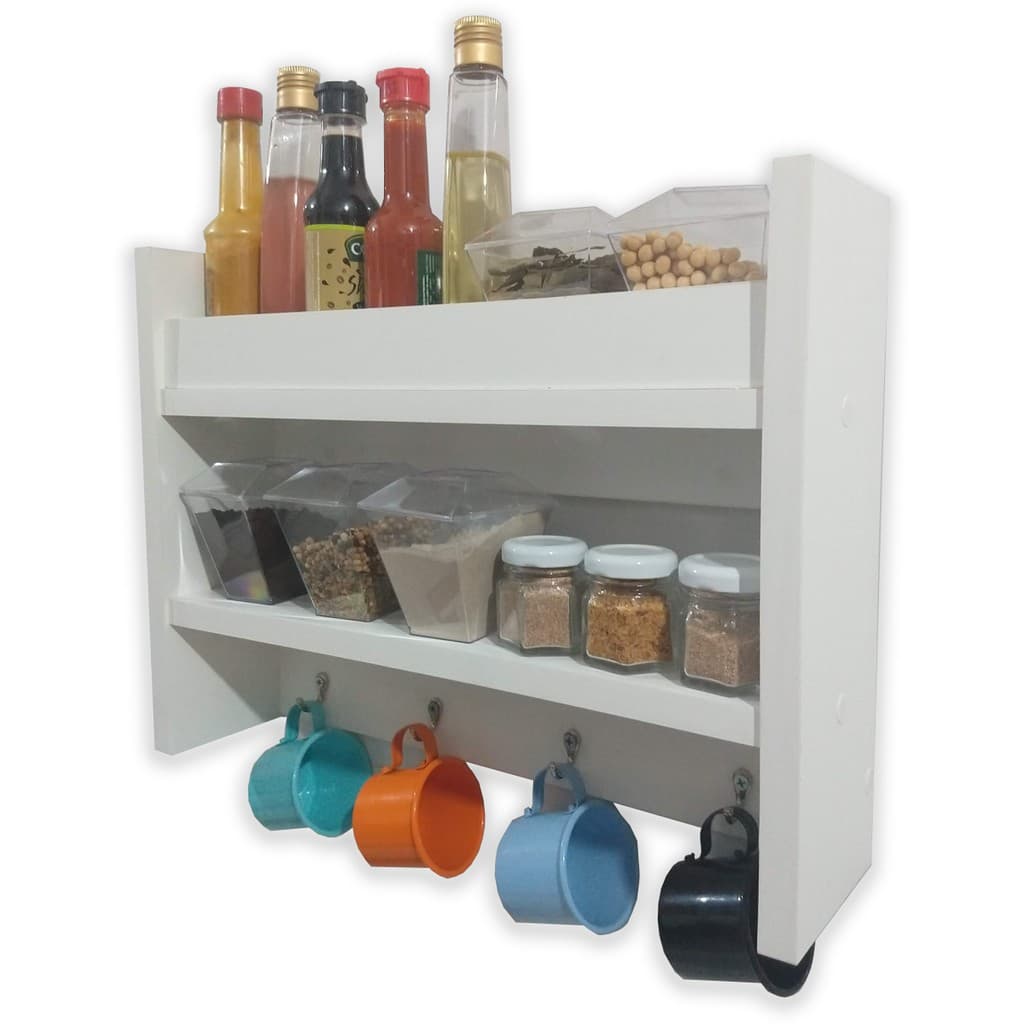 Porta tempero em MDF Organizador de Cozinha