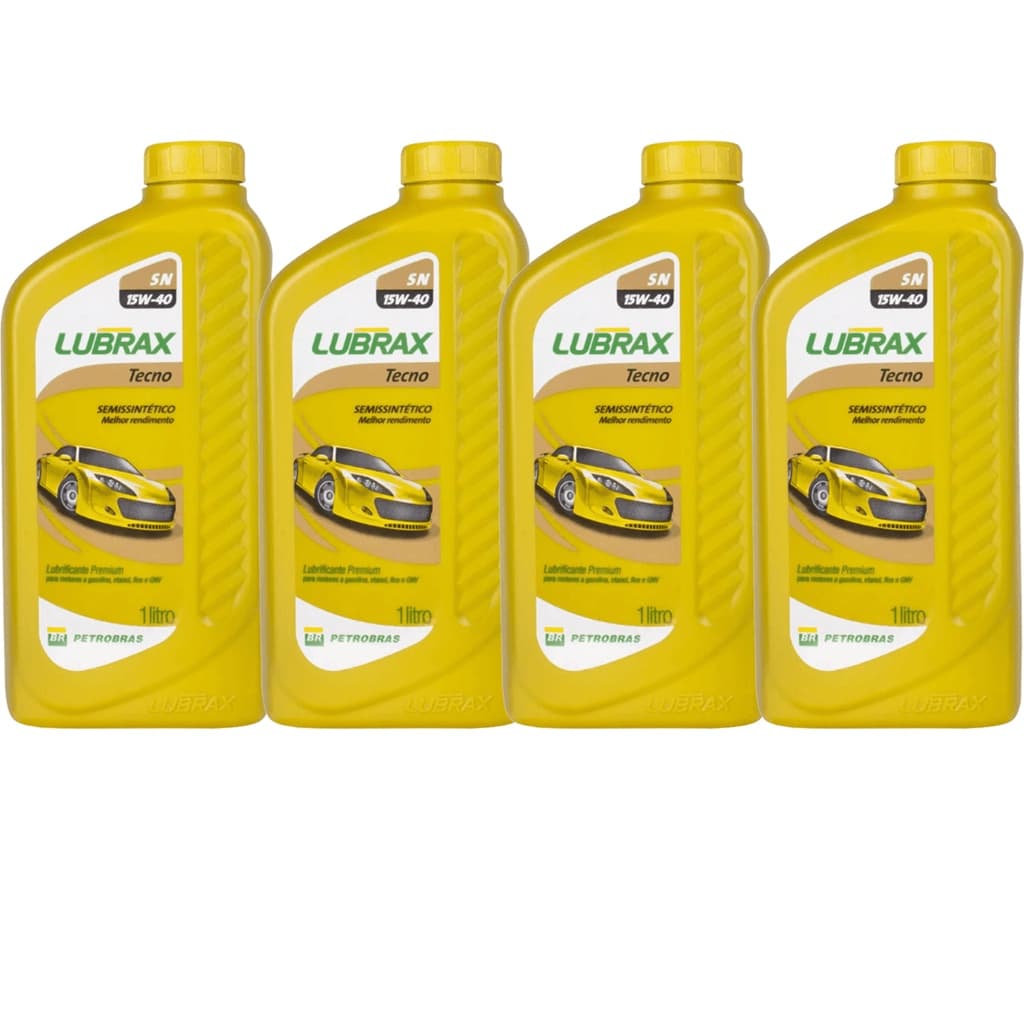 4 Oleo Tecno 15w40 Semissintético Lubrax