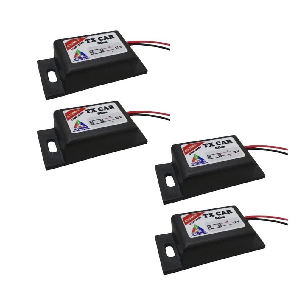 Kit 4 Controle Portão Tx Car Farol Carro Moto Ppa Rcg Garen Acton Seg