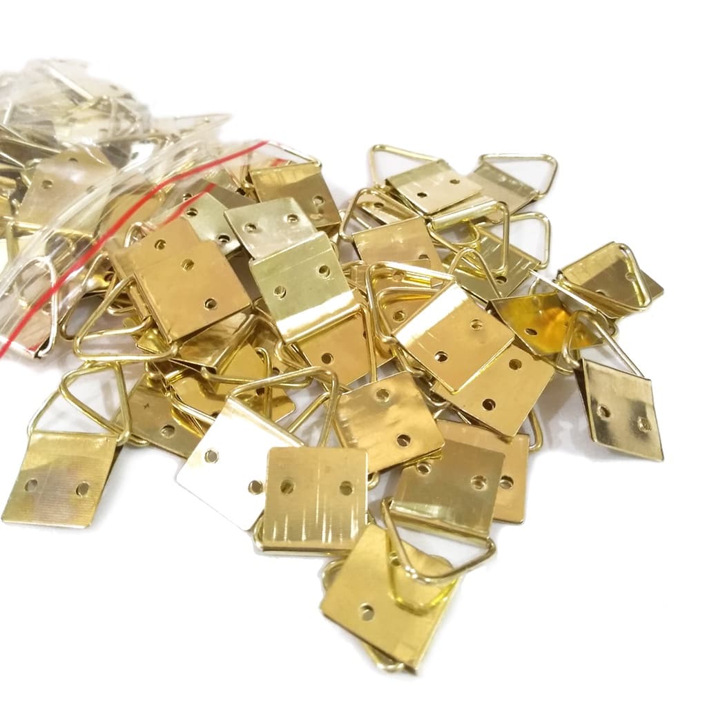 100 Pendurador Gancho triângulo para quadros espelhos molduras