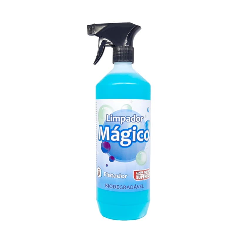 Limpador Mágico 3 Poderes 1L Gatilho - Flotador Multiuso Biodegradável. Desengordurante