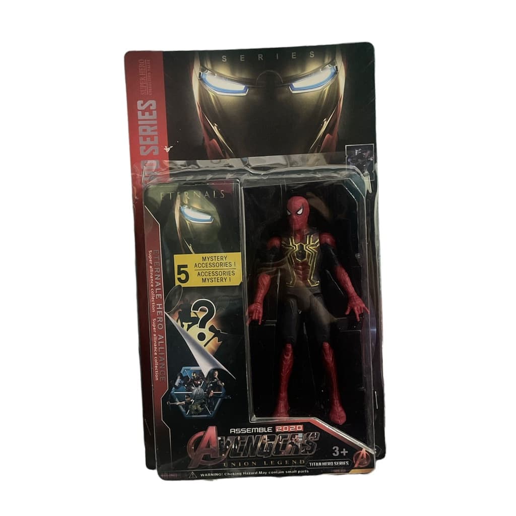 Boneco Homem Aranha, Thor, Homem de Ferro, Pantera Negra, Thanos, Hulk, Capitão America, Doutor Estranho Os Vingadores