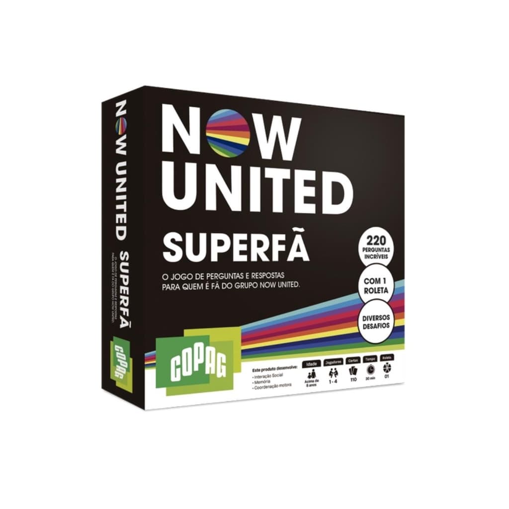 Jogo Now United Superfã Perguntas E Respostas Copag Original