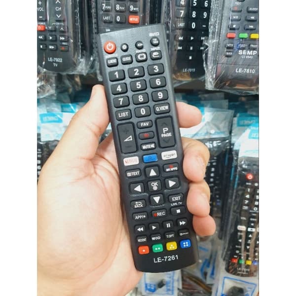 Controle Remoto para TV LG Smart LE-7261 c/ Netflix