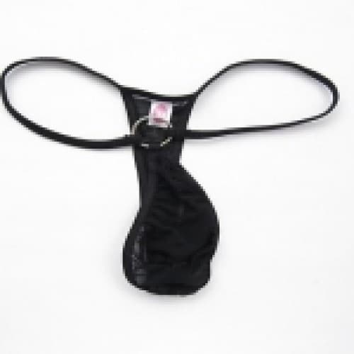 Cueca Fio Dental com Argola.  SexShop