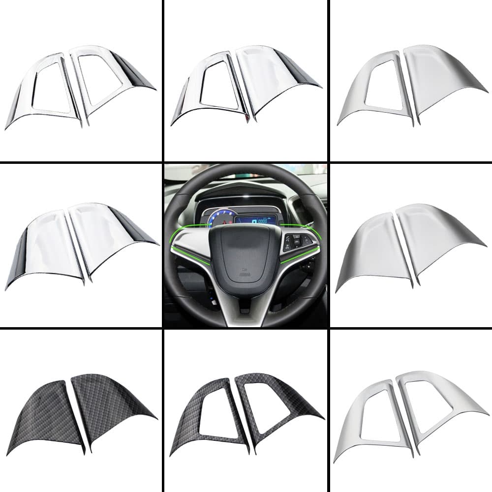 Volante Do Carro De Lantejoulas Decoração Tampa Da Etiqueta Para Chevrolet Trax Cruze 2013 2014 2015 2016
