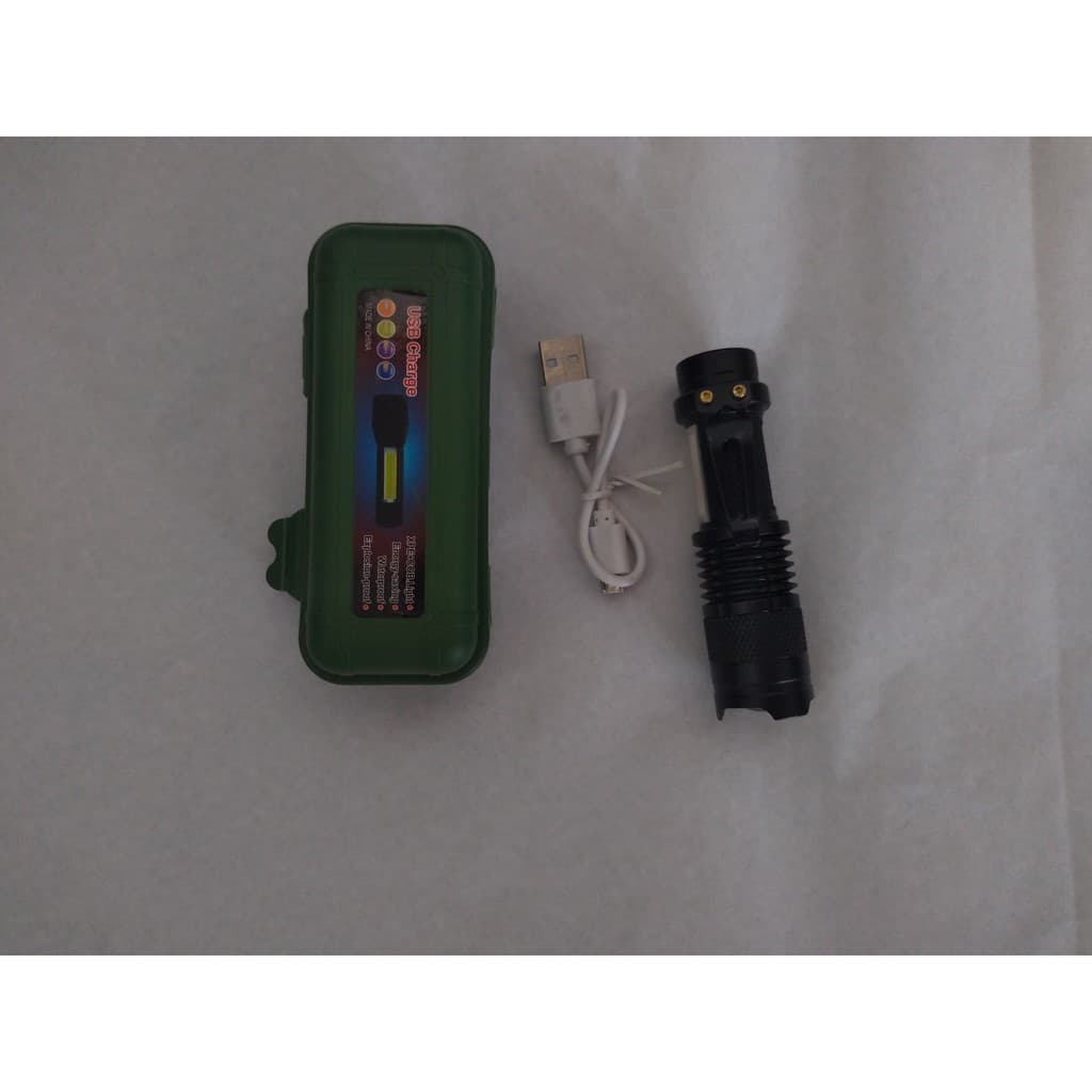 Lanterna Tatica zoom tatica recarregavel usb forte