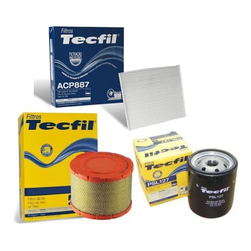Kit Filtros Ar Cabine / Ar Motor / Oleo Motor Hilux 2.5 3.0