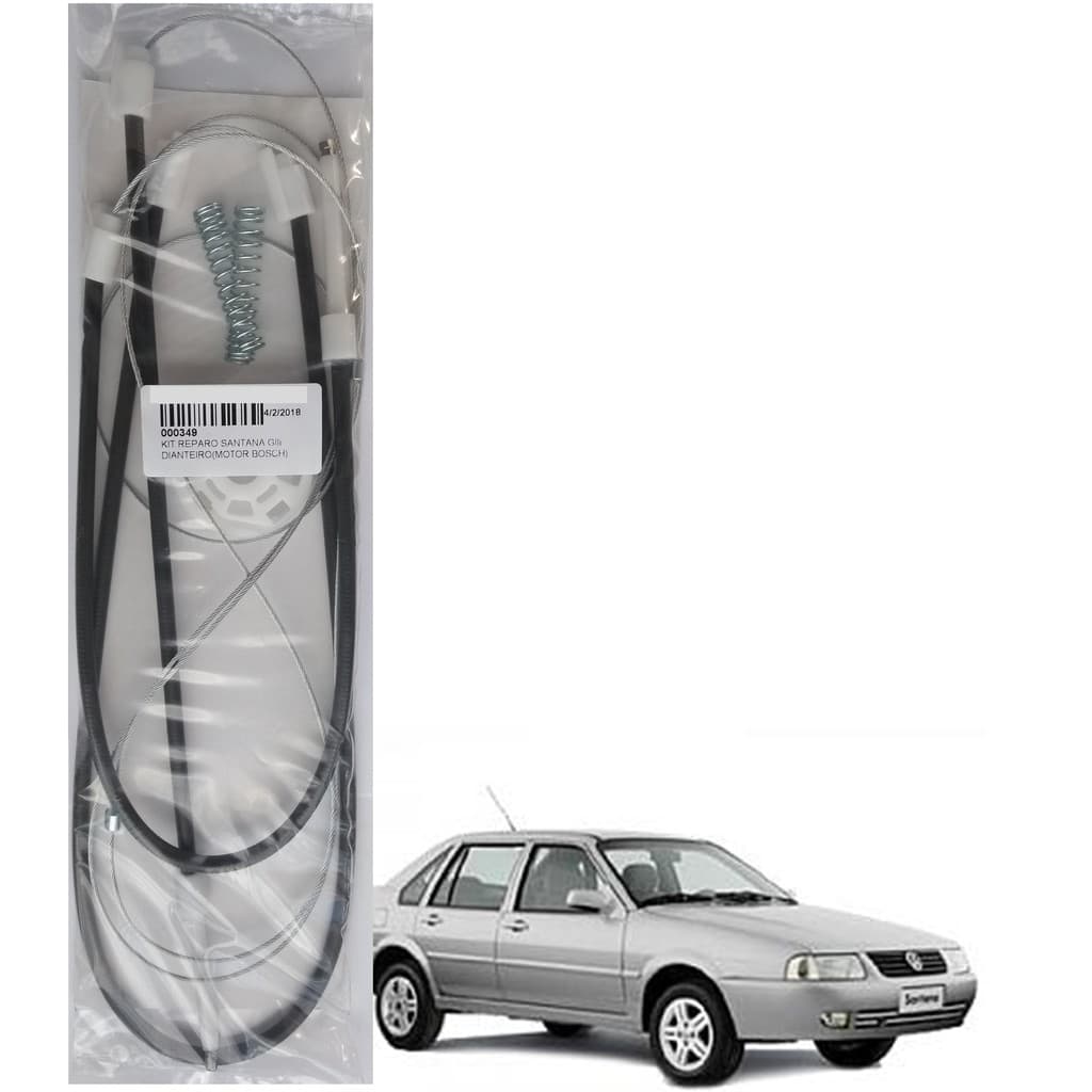 Kit Reparo Máquina Vidro Dianteira Santana G3 99 A 06