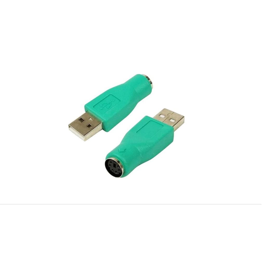 ADAPTADOR USB MACHO X PS2 FEMEA PARA MOUSE OU TECLADO MINIDIN