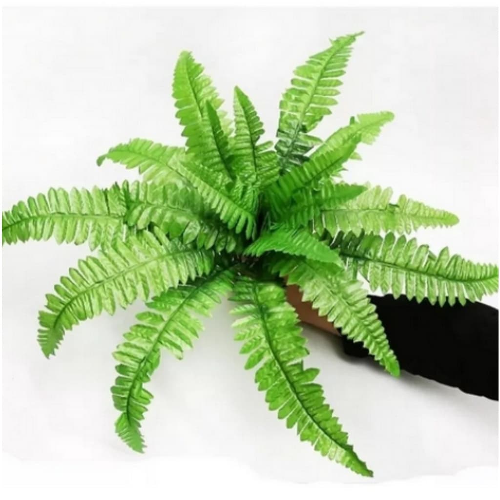 Samambaia Folhagem Artificial 53cm Planta para Parede/Vaso De Decoração
