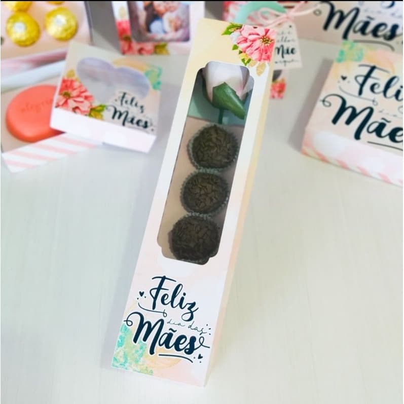 Caixa 5 doces dia das mães - 1und