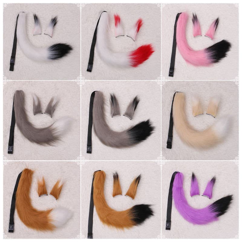 (Liu) Fantasia De Raposa Cauda Universal Para Anime / Raposa / Acessorios / Rios De Cosplay