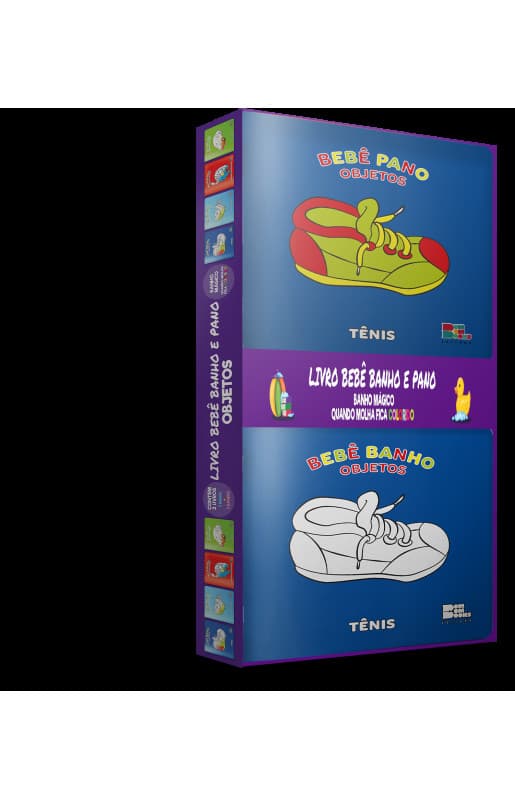 Kit Bebê: Livros De Banho E Pano De Objetos