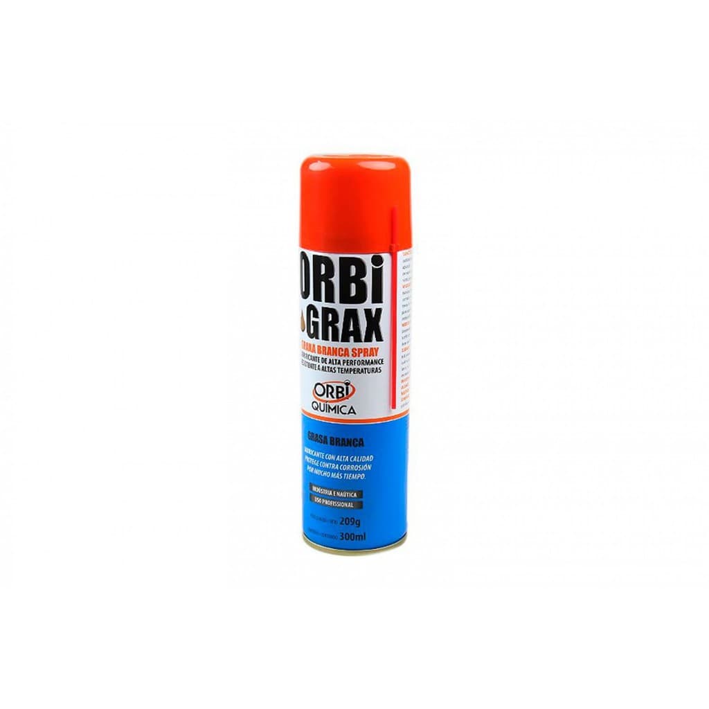 Orbigrax Graxa Branca Frasco Pequeno Lata Spray Aerosol