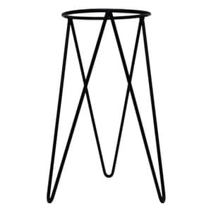 Suporte Tripé P/ Vaso De Chão Médio 25.45 cm Plantas Ferro 4mm sg