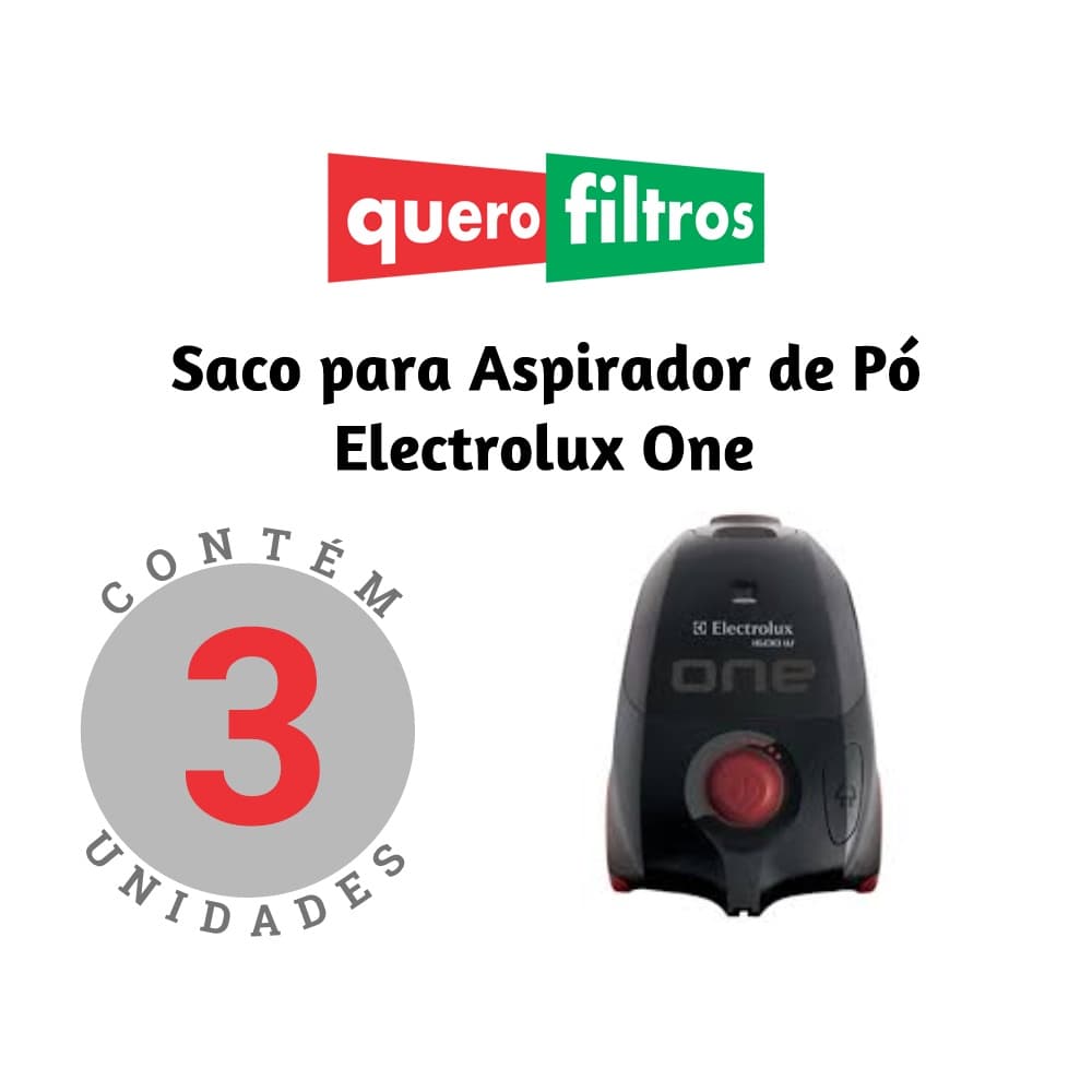Saco Filtro Para Aspirador De Pó Electrolux One