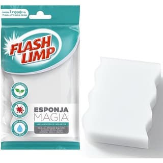 Esponja Mágica Branca Tira Manchas Flash-Limp Original
