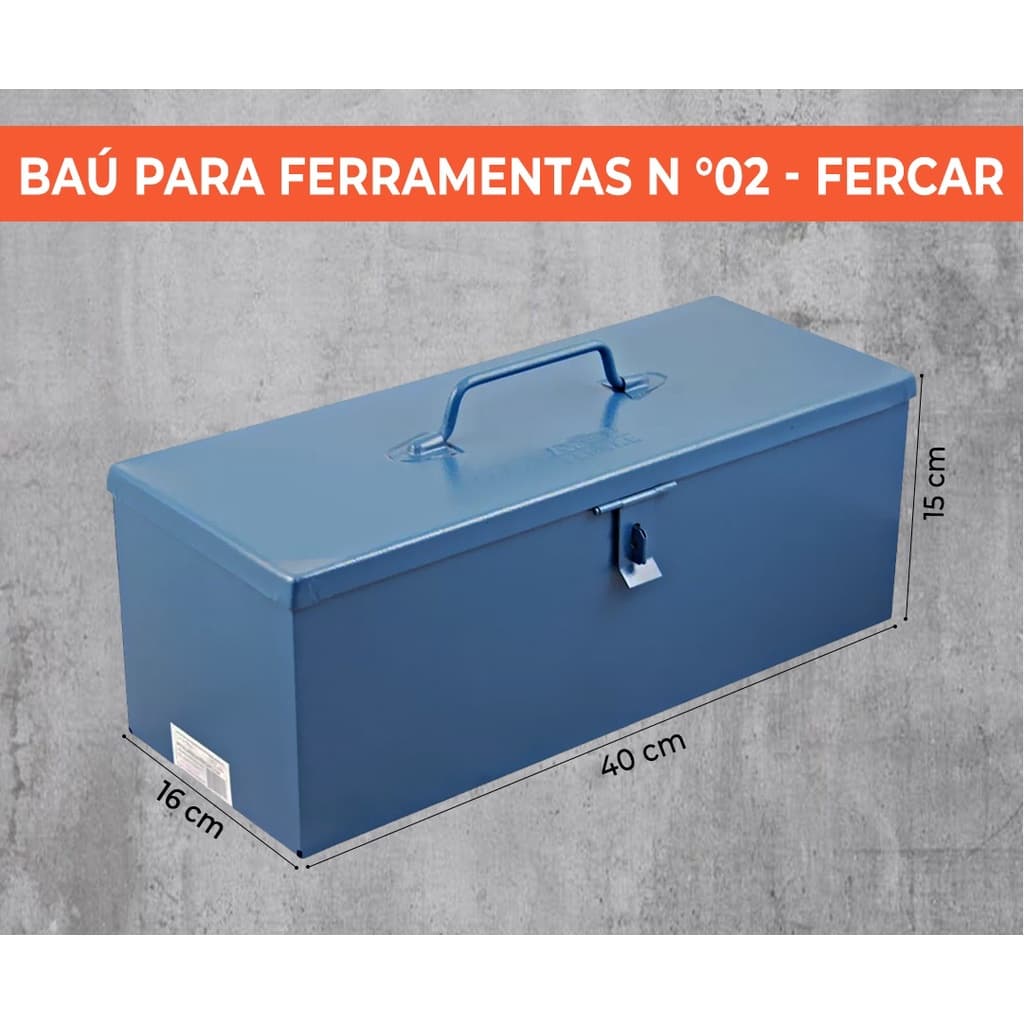 Baú para Ferramentas Número 2 - FERCAR-02