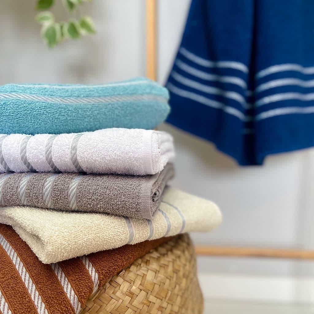 KIT 2 Toalha de 1 BANHO E 1 ROSTO Premium Grande Grossa 130cm x 70cm 360gr/m² 100% Algodão