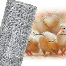 Tela Pinteiro 1,20mt x 50mt Galvanizada (Fio 23 0,71mm / Malha 2,5cm). Promoção