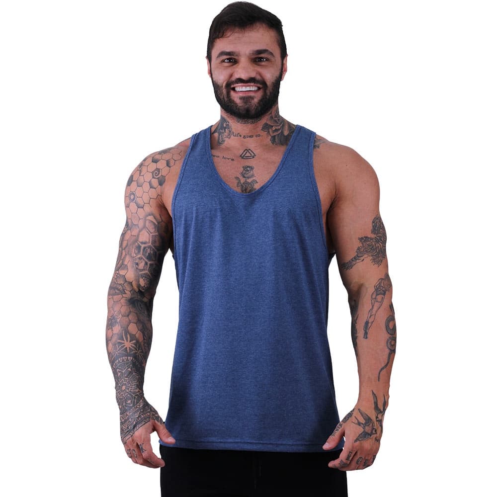 Regata Menos Cavada Catálogo de Cores MXD Conceito Lisa Sem Estampa Casual