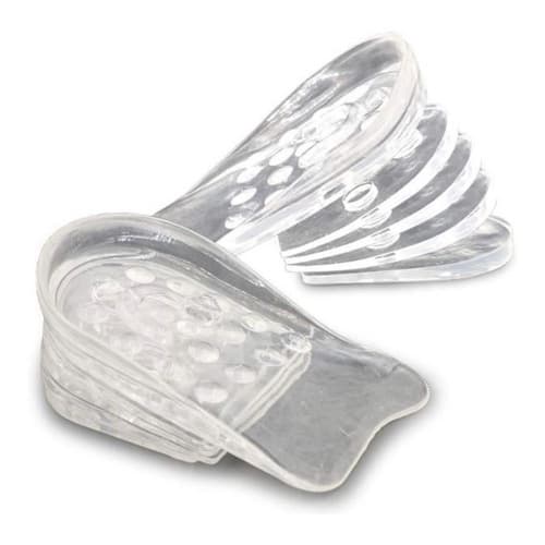 Palmilha Gel Silicone Com 5 Camadas de Gel De Silicone Transparente Confortável Antiderrapante