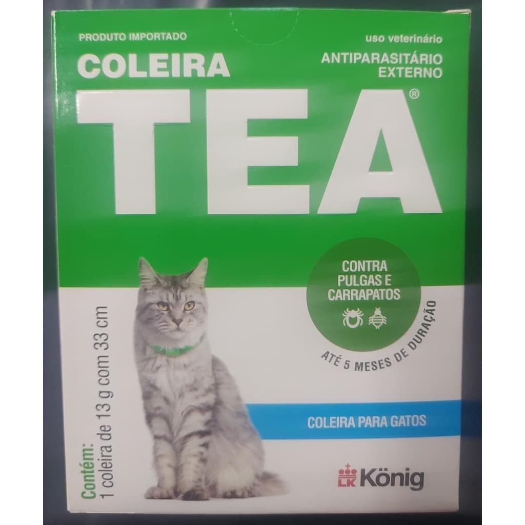 Coleira TEA Gatos (Coleira Anti Pulga)