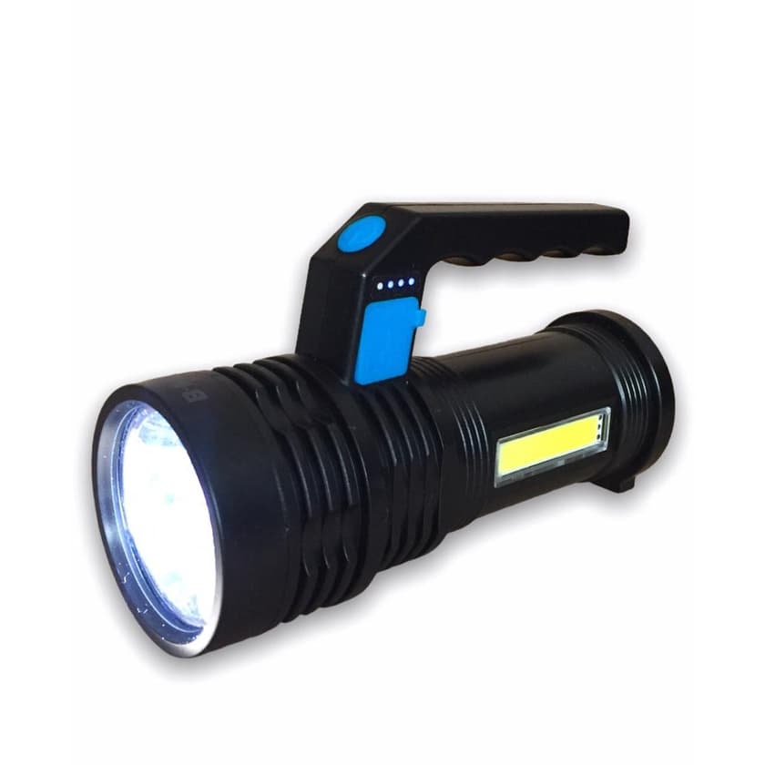 Lanterna Tatica Recarregavel Ultra Iluminação Longo Alcance Mais Forte Do Mundo Para Sitio Fazenda Pesca Trilha