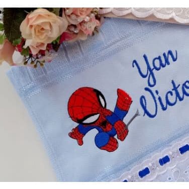 Toalha de lavabo,toalha de boca,toalha infantil bordada e personalizada com nome