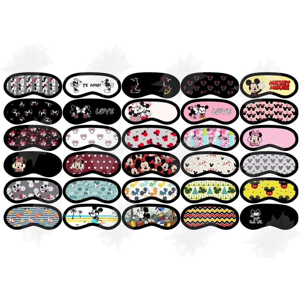 Máscaras de olho de dormir/tapa olho Mickey Mouse / Minnie / Disney