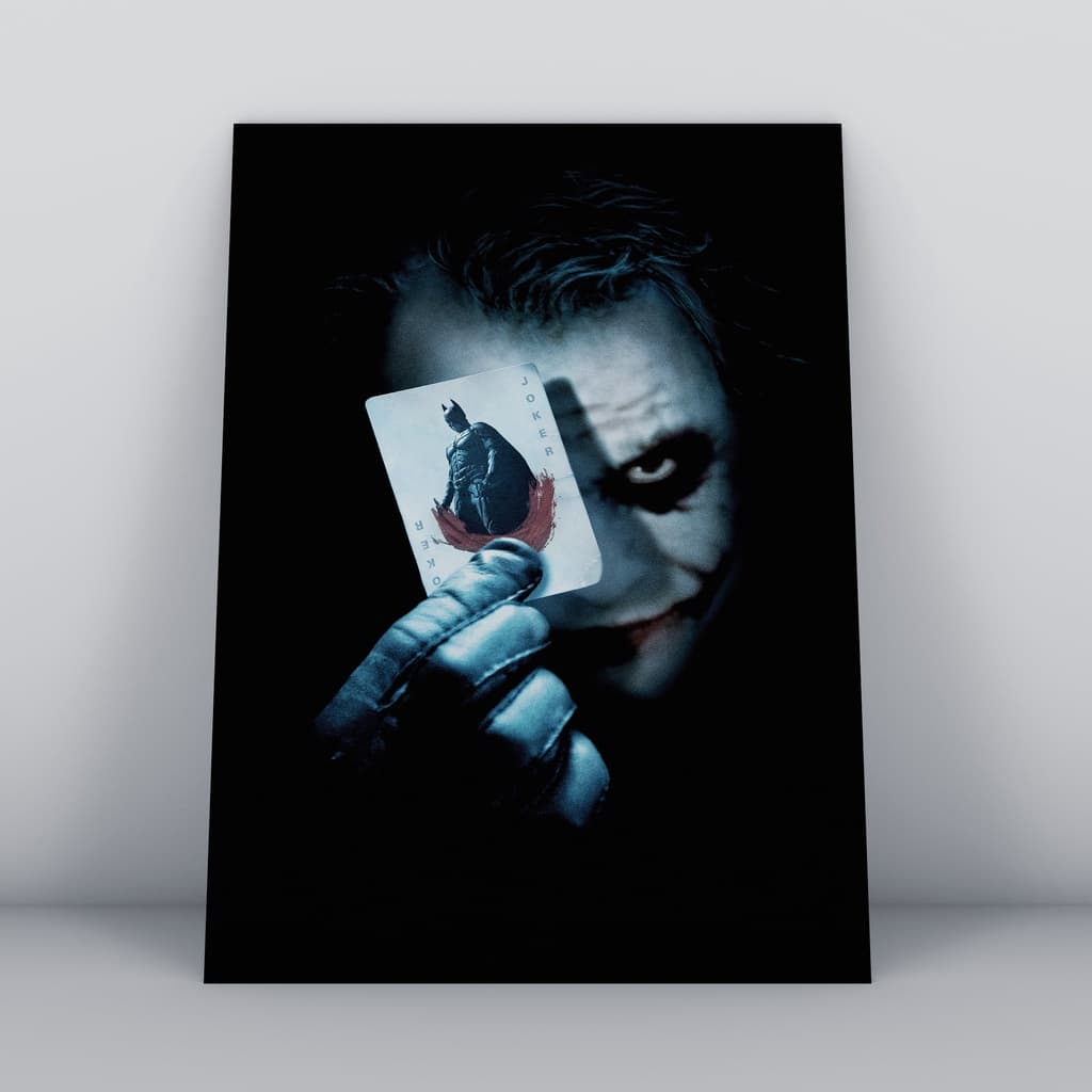 Quadros Decorativos Dc Comics Coringa Para Apartamento Casa Quarto Sala Cinema Cinemateca Antiquário