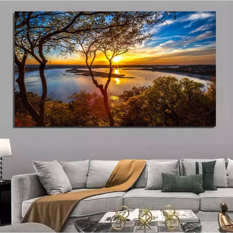 Quadro decorativo 1 tela Paisagem
