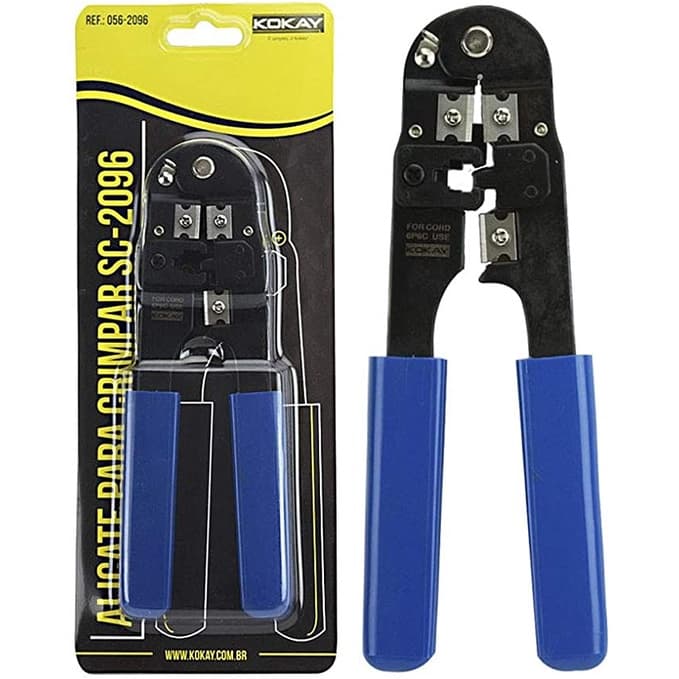 Alicate Para Crimpa r Rj11/12 Sc-2096 Kokay, 056-2096