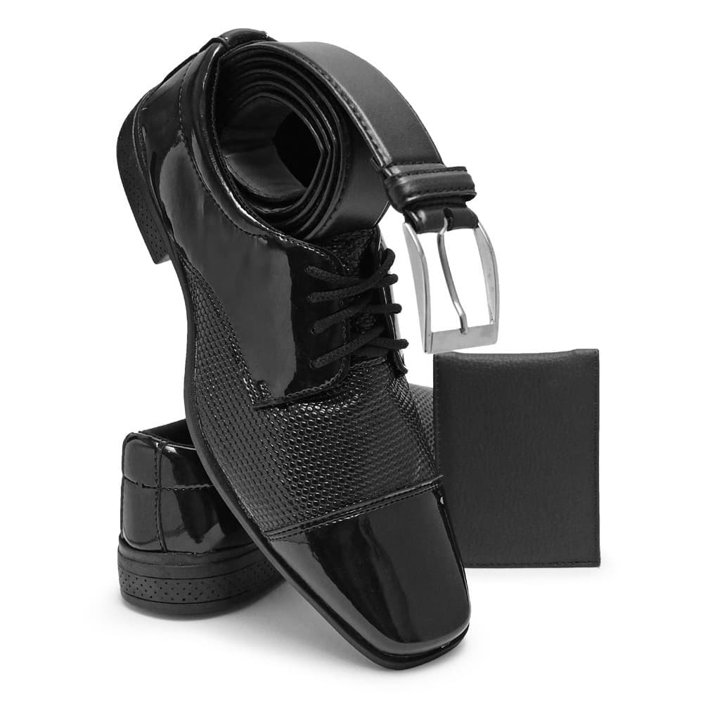 Kit Sapato Social Masculino Casual Casamento Brilhante Diversas Cores 701