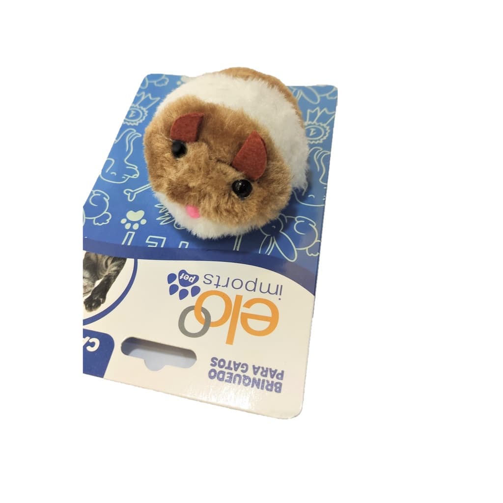 Brinquedo Interativo P/ Gatos Ratinho Pelúcia Vibra C/ Catnip