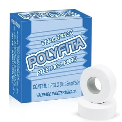 Fita Veda Rosca Polyfita 10m, 25m e 50m - Polyfita